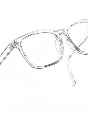 Blue Light Blocking Glasses Gaming Filter Transparent Square Eyeglasses for Eye Protection Men Women,