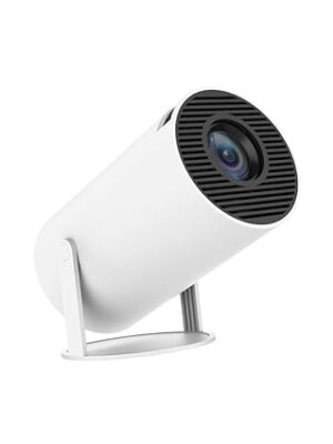 Smart Projector for Home 4K Support, Native 720p HD Resolution, 2500 Lumen, Rotabable Design, Speaker, Android 11 with Built-in Apps (Netflix, Prime, YouTube) WiFi, 100''Max Display