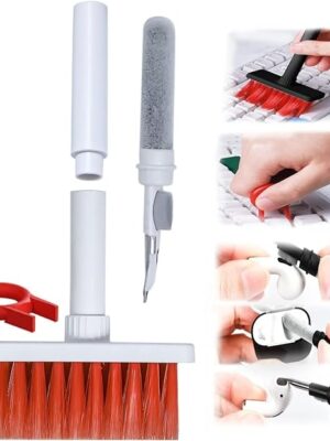 5-in-1 Multi-Function Laptop Cleaning Brush/Keyboard Cleaning kit/Gadget Cleaning kit Gap Duster Key-Cap Puller for Laptop, Keyboard and Earphones